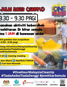 One Hour Malaysia Clean Up: 22 Julai 2023